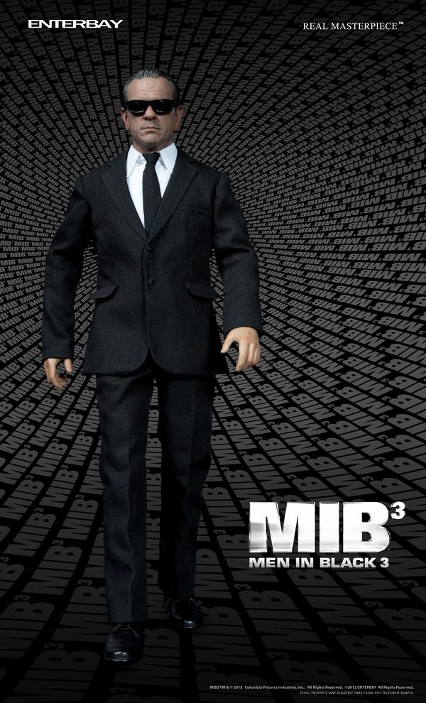 1/6 リアルマスターピース コレクティブル フィギュア/ メン・イン・ブラック3: トミー・リー・ジョーンズ as エージェントK